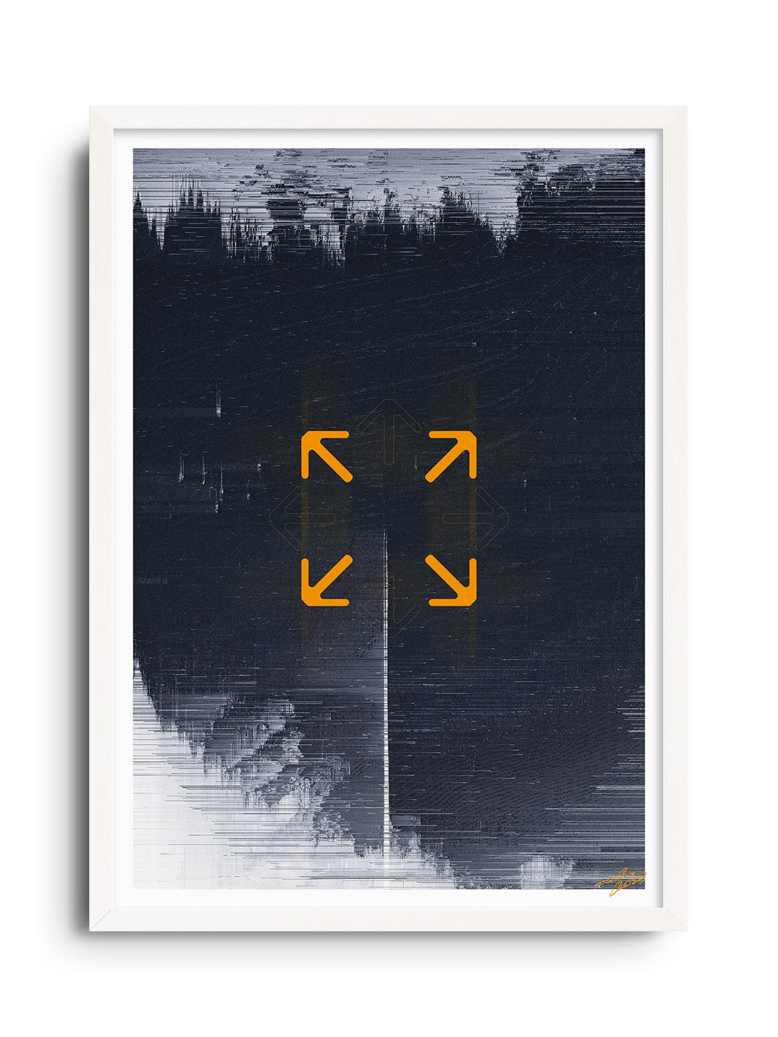 Glitch 25.217 - Wander - Aaron Borchardt - East Side Studio - Art Prints