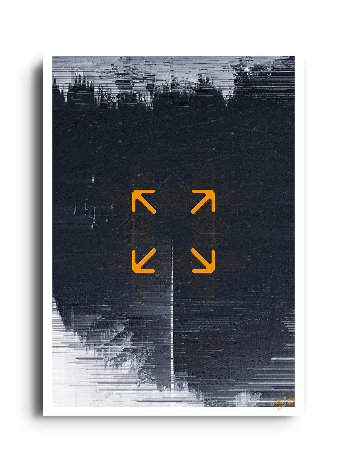 Glitch 25.217 - Wander - Aaron Borchardt - East Side Studio - Art Prints