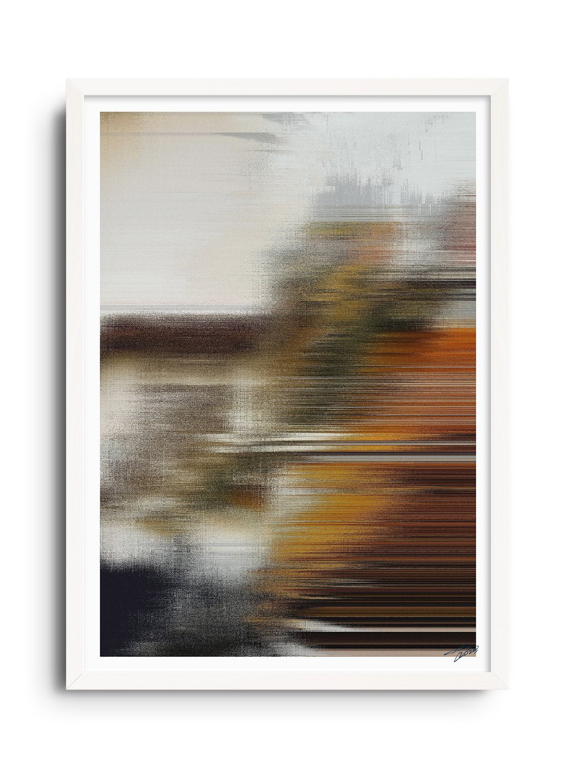 Glitch 25.225 - Cities - Untitled - Aaron Borchardt - East Side Studio - Art Prints