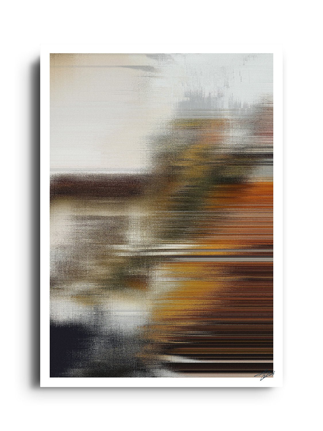 Glitch 25.225 - Cities - Untitled - Aaron Borchardt - East Side Studio - Art Prints