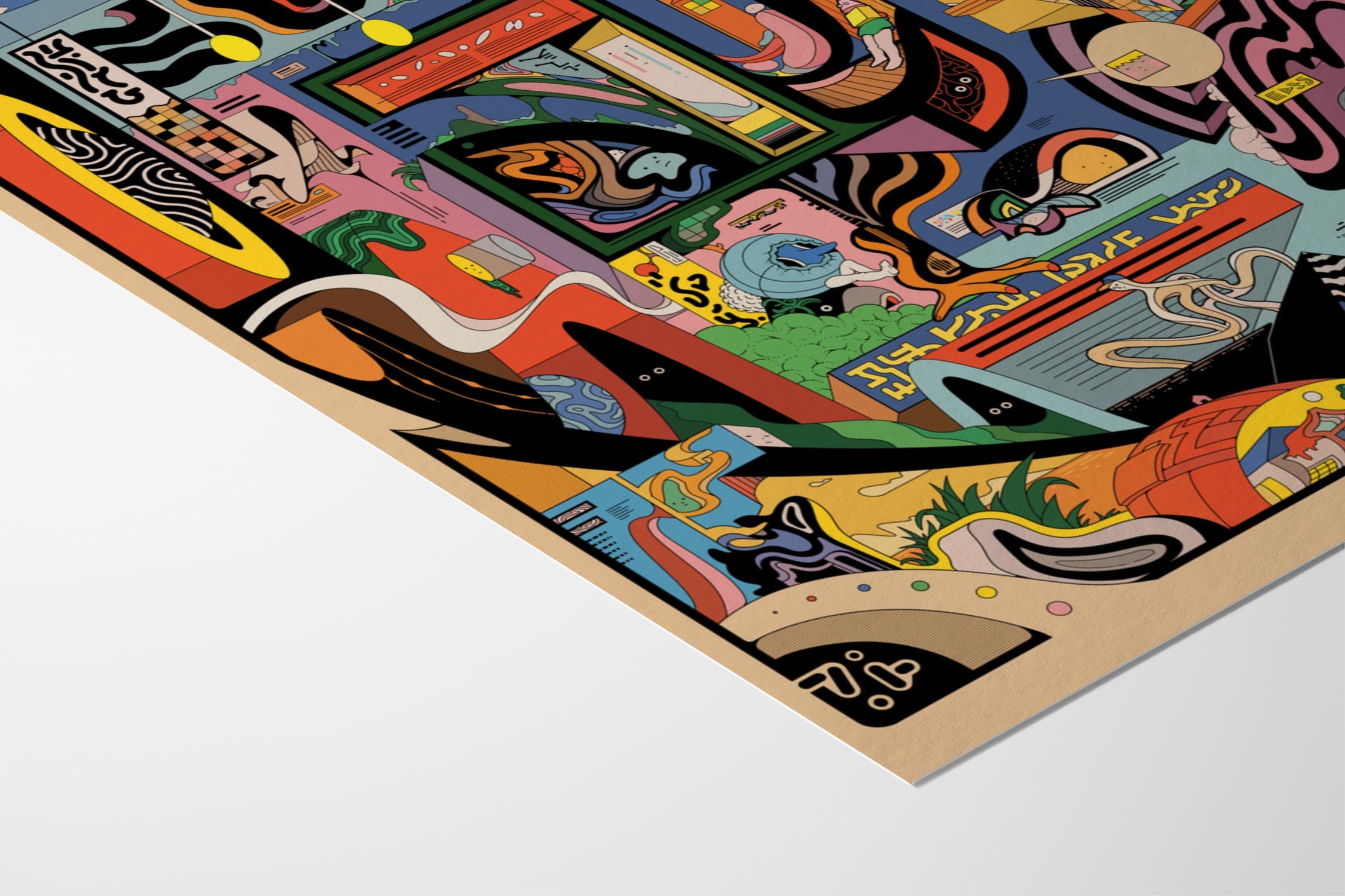 hahahoohoo - Ori Toor - Fine Art Paper 200gsm |frame=Fine Art Paper 200gsm|