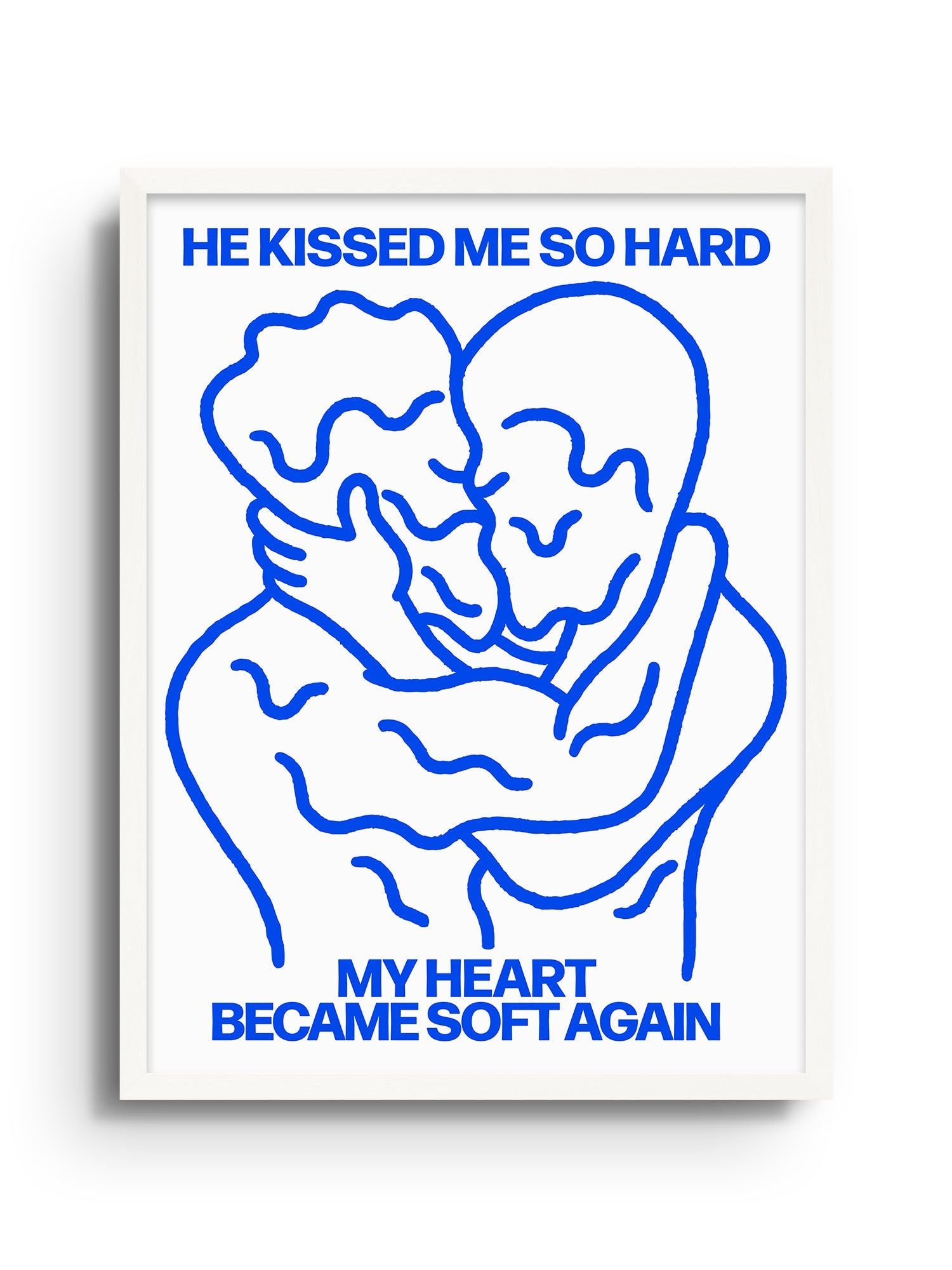 Hard Kissing - Eric Schwarz - East Side Studio - Art Prints