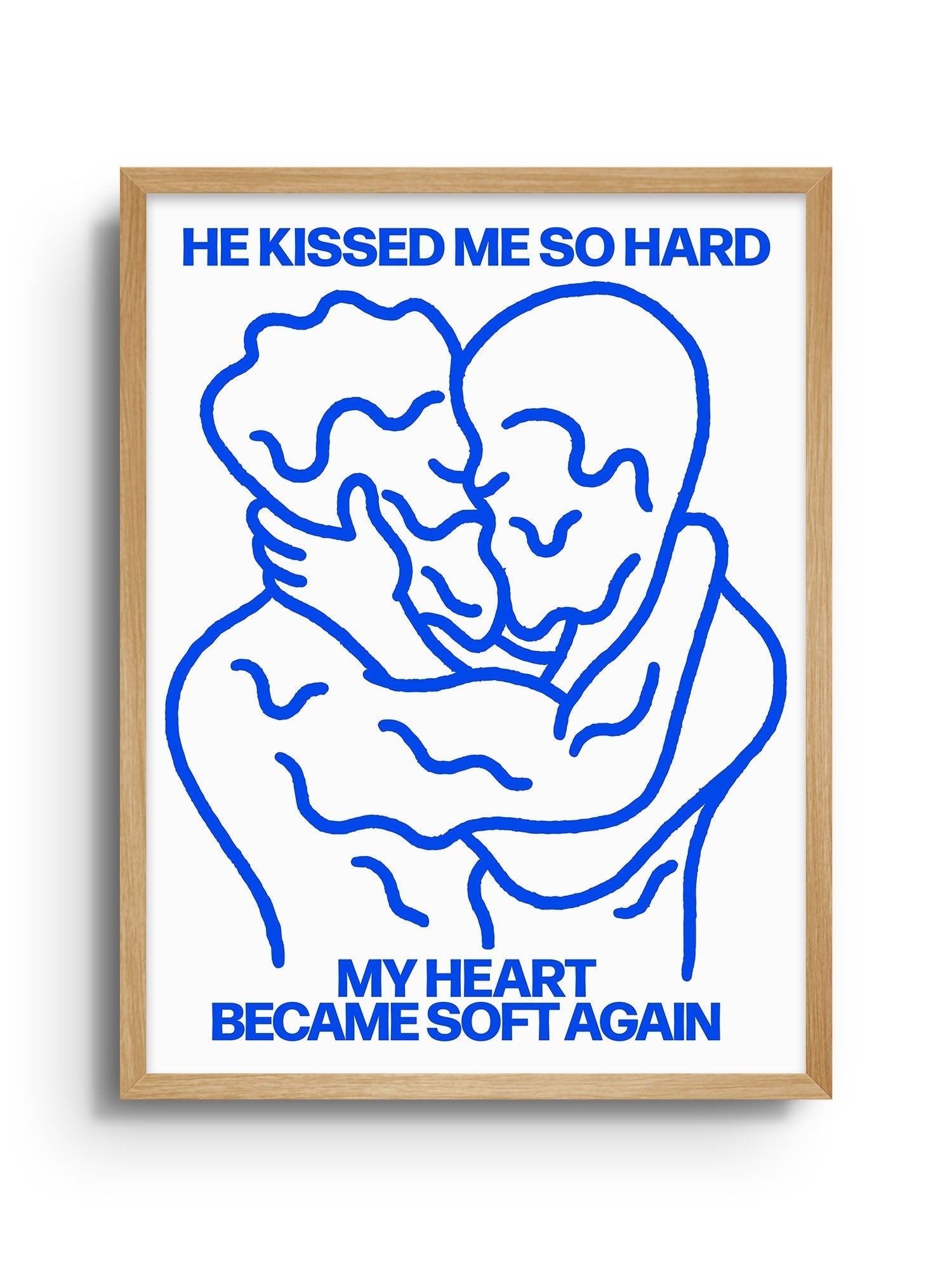 Hard Kissing - Eric Schwarz - East Side Studio - Art Prints