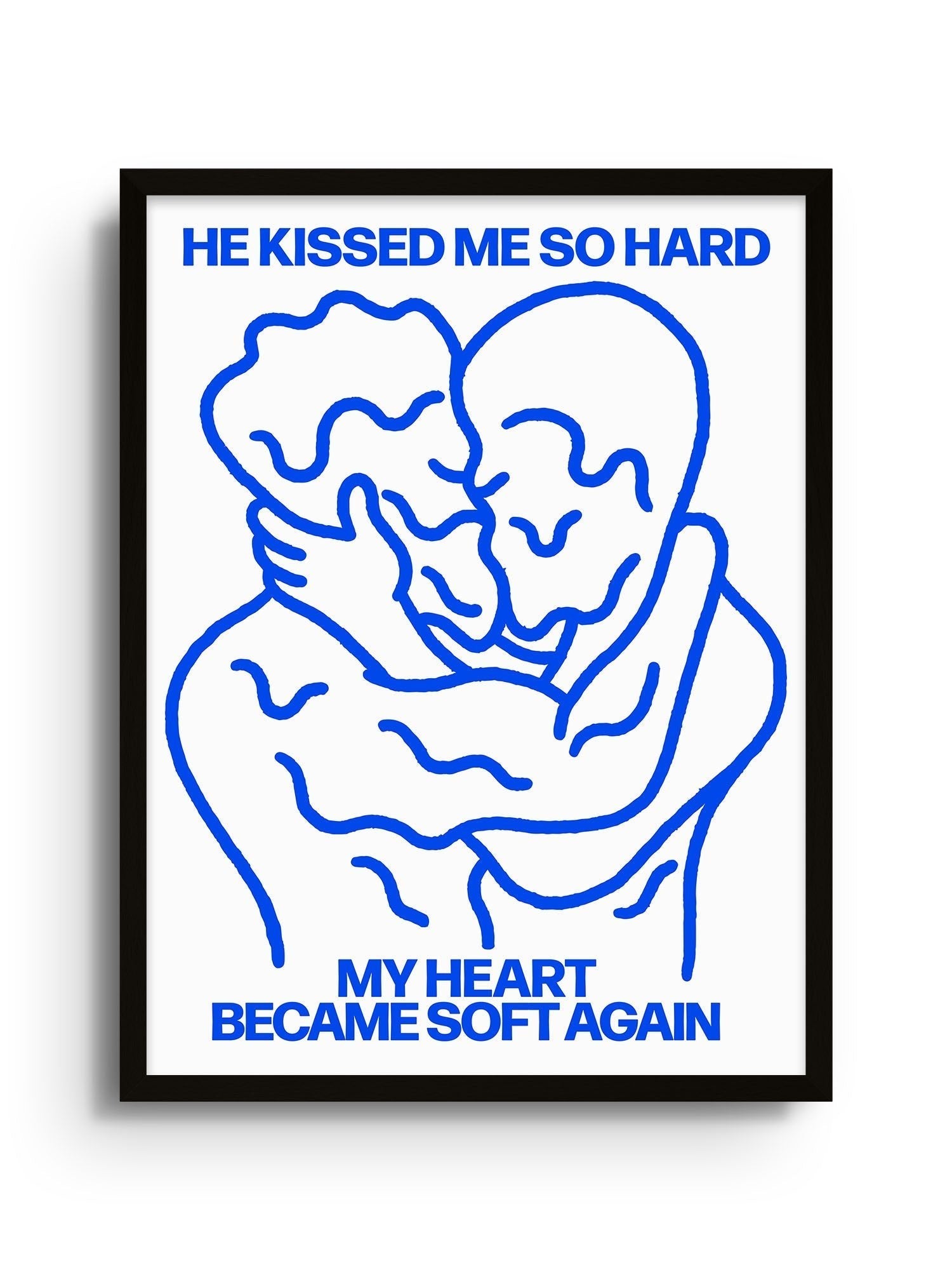 Hard Kissing - Eric Schwarz - East Side Studio - Art Prints