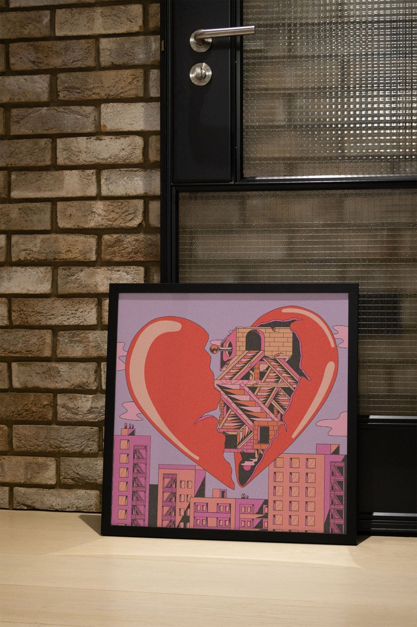 Heart In The City - Azaazelus - East Side Studio - Art Prints