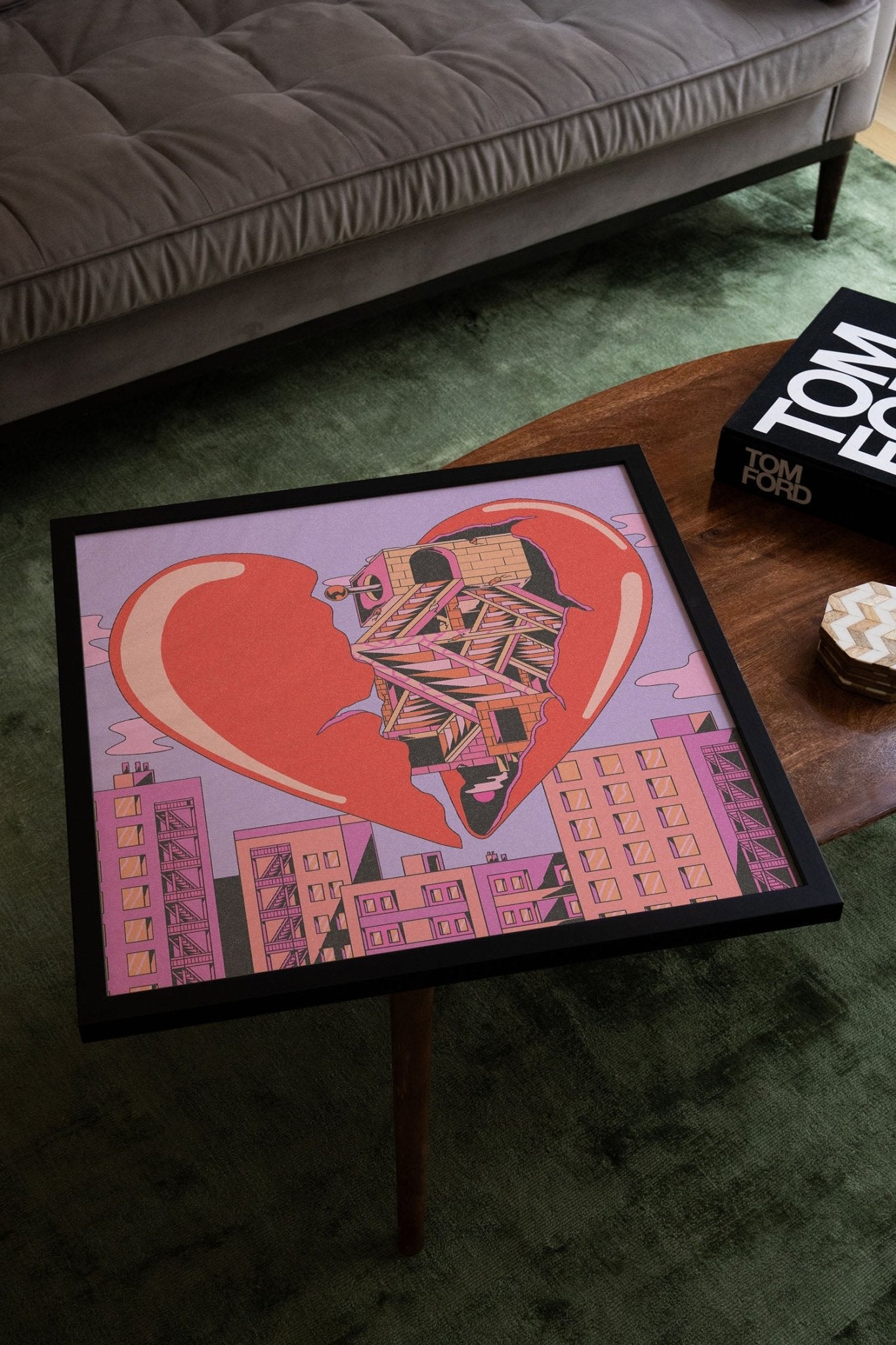 Heart In The City - Azaazelus - East Side Studio - Art Prints