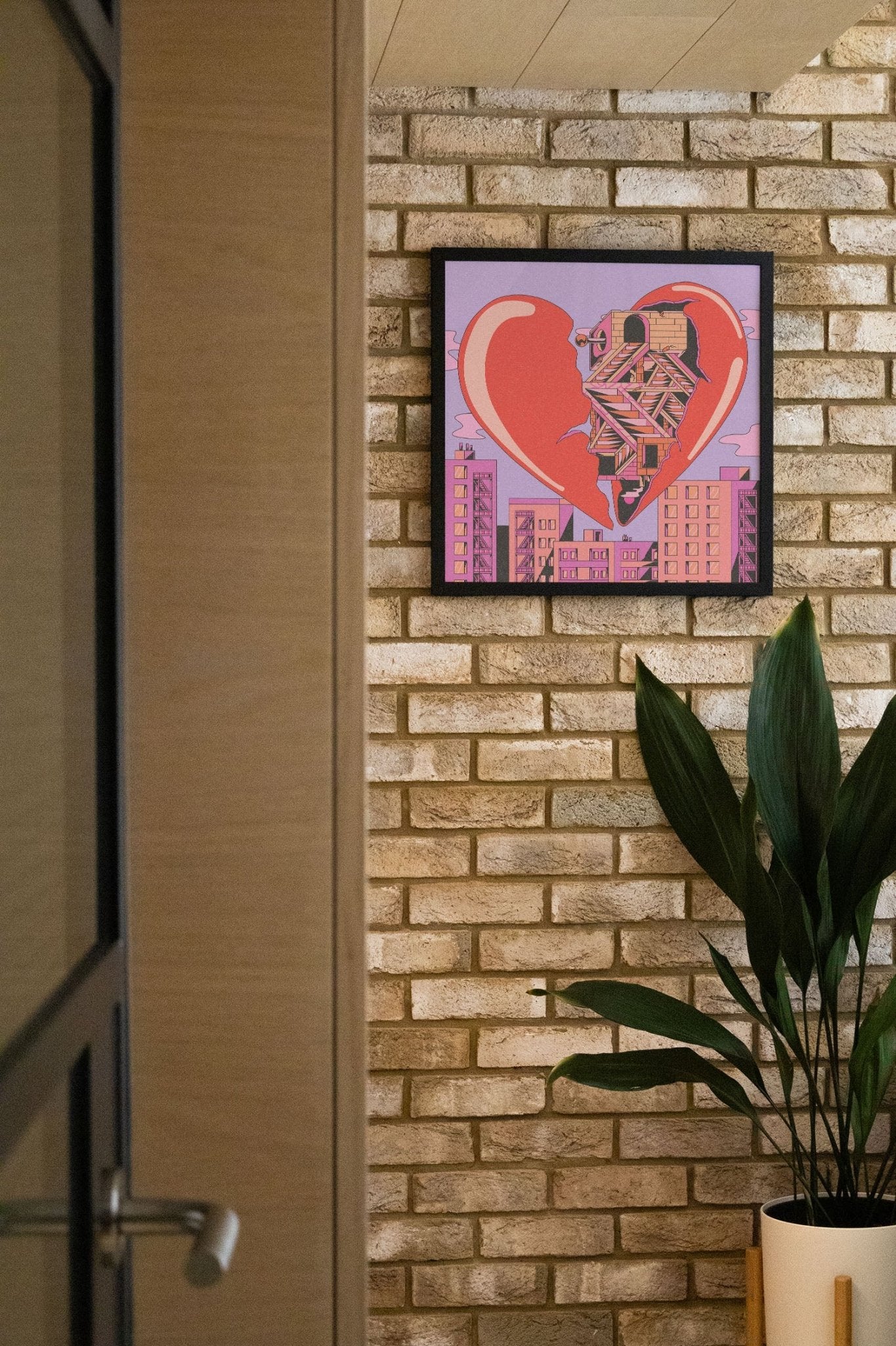 Heart In The City - Azaazelus - East Side Studio - Art Prints