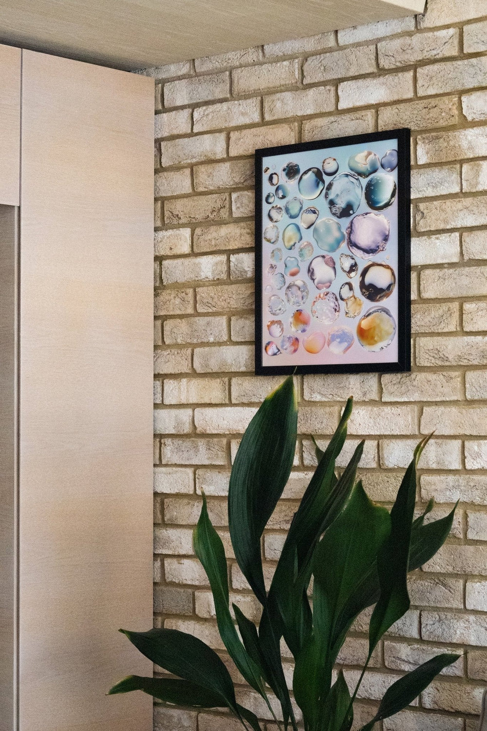 Abstract Art Print - I Take on Shapes Like Water by Alex Valentina ...