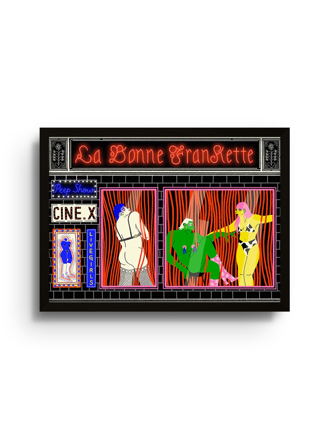 La Bonne Frankette - Petrouchkaka - East Side Studio - Art Prints