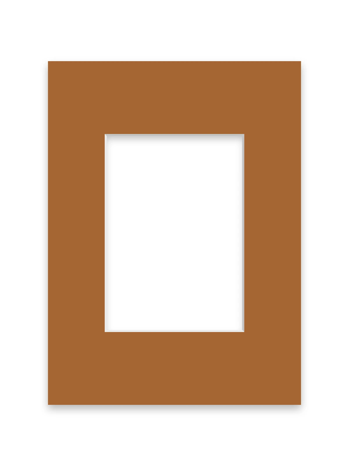 Cinnamon picture frame mount board