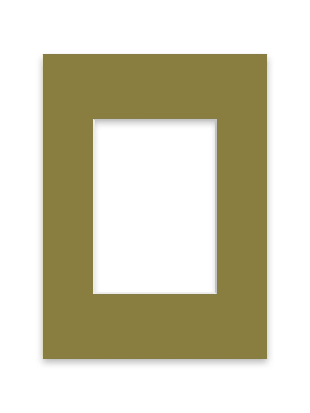 Army Green picture frame mount board