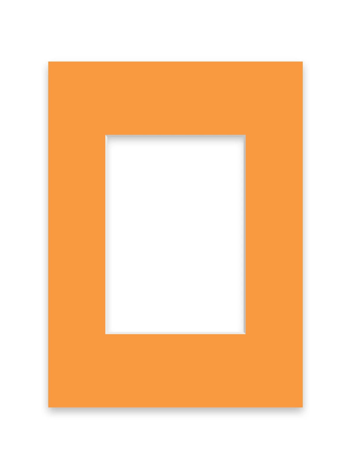 Tangerine picture frame mount board