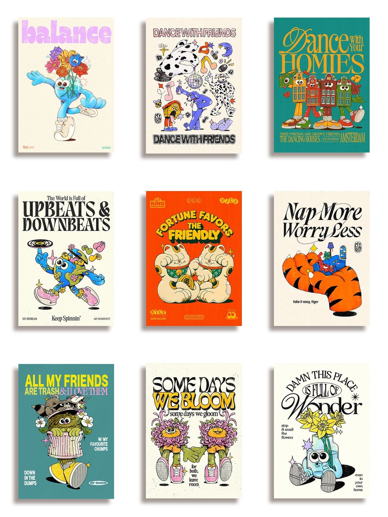 My Sunbeam Mini Print Bundle - East Side Studio - Art Prints