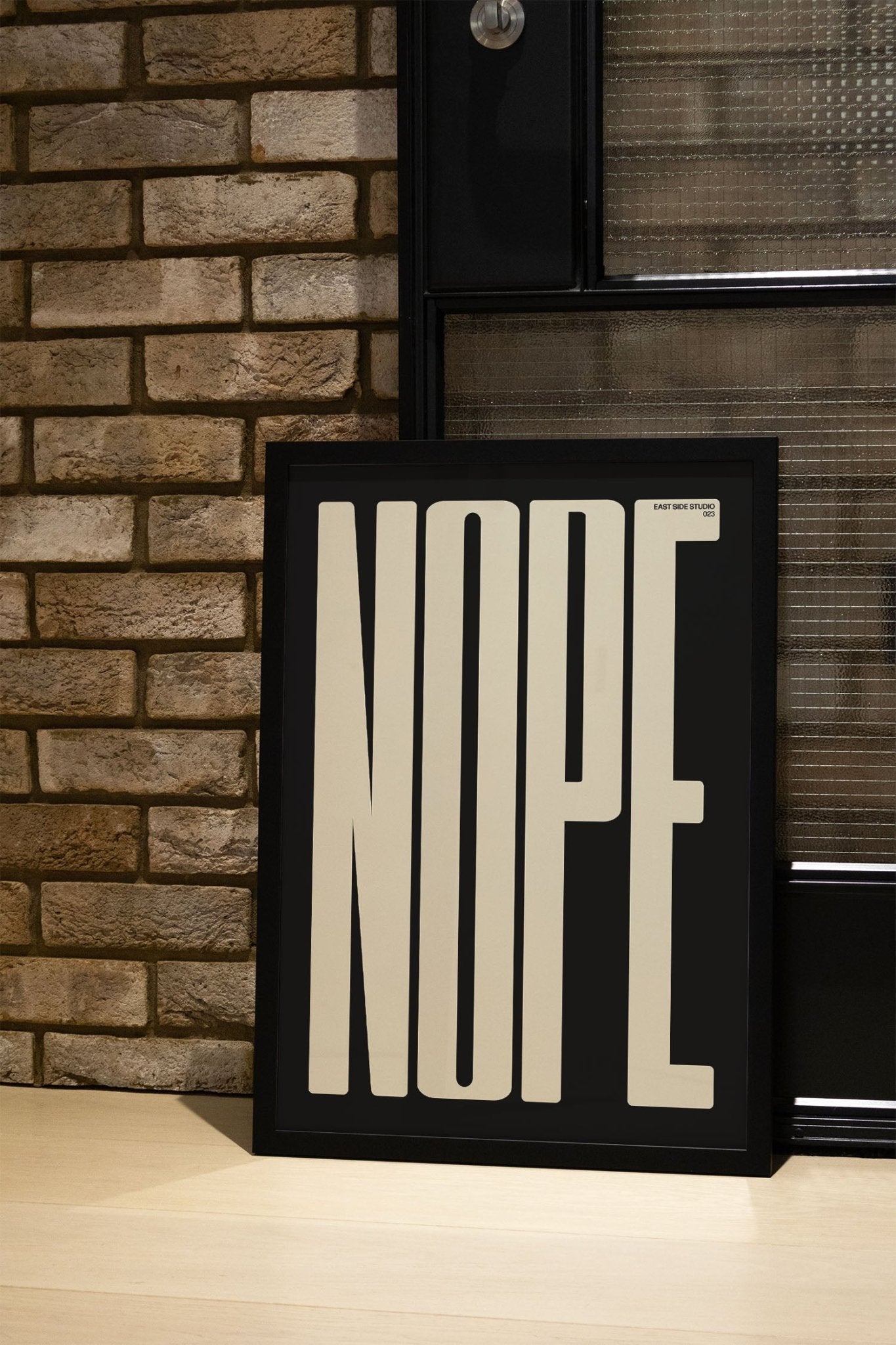 NOPE - Off White - East Side Studio - Art Prints