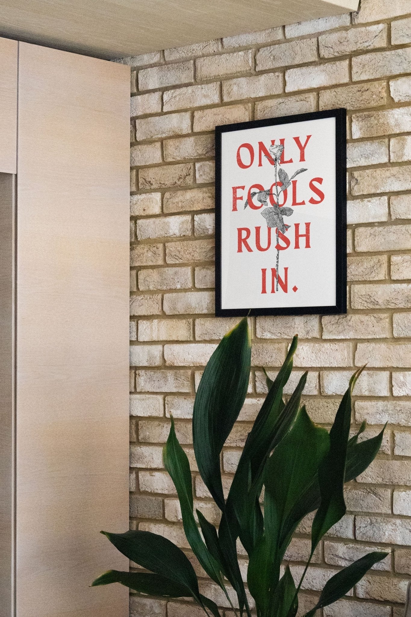 Only Fools Rush In - Rose Red - Diogo Lopes - East Side Studio - Art Prints