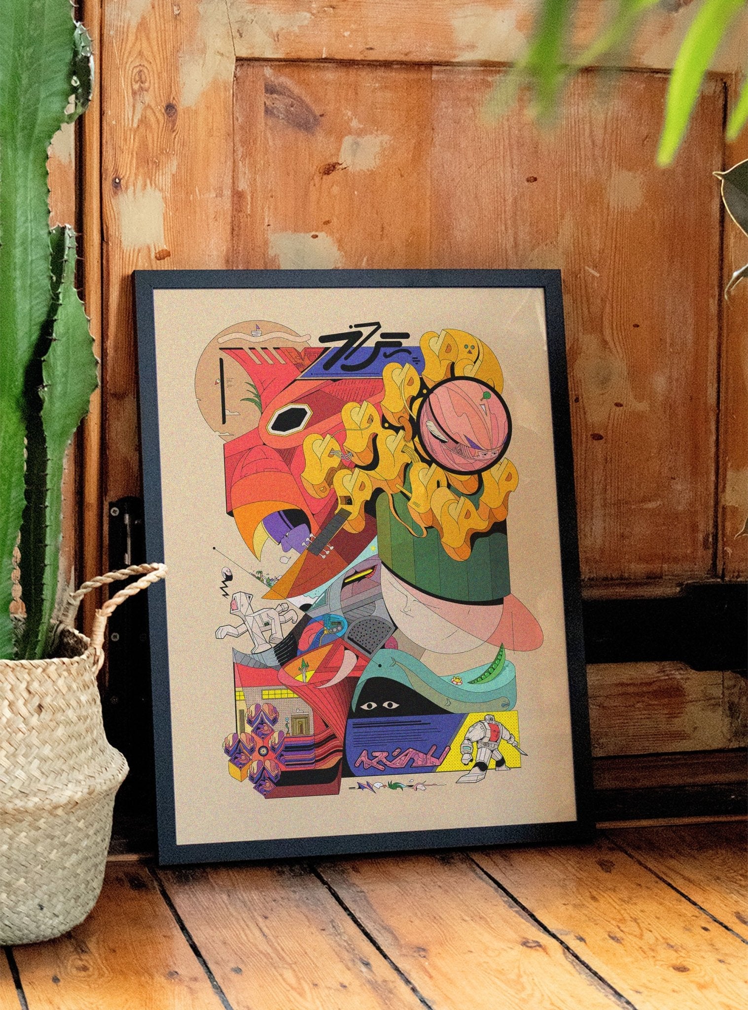 Parrot Zord and the Rest - Ori Toor - East Side Studio - Art Prints