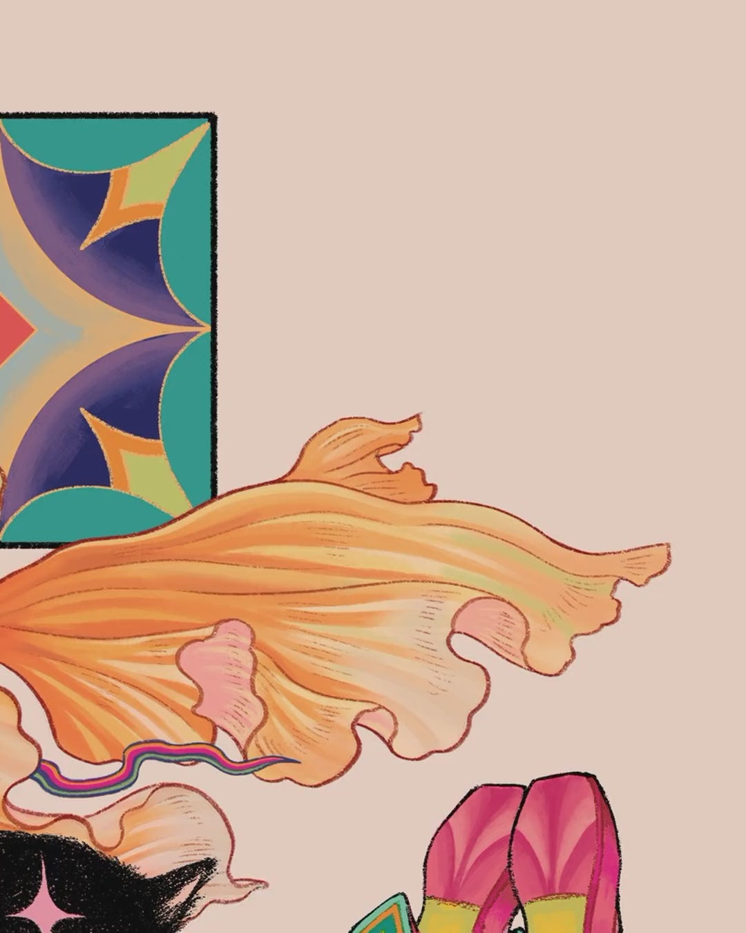 Artwork detail scan video