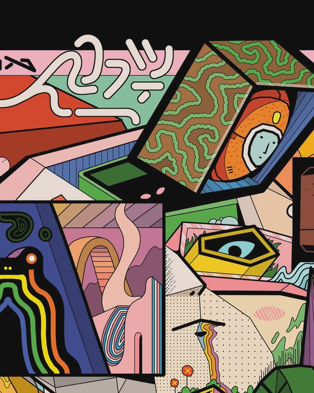 Artwork detail scan video