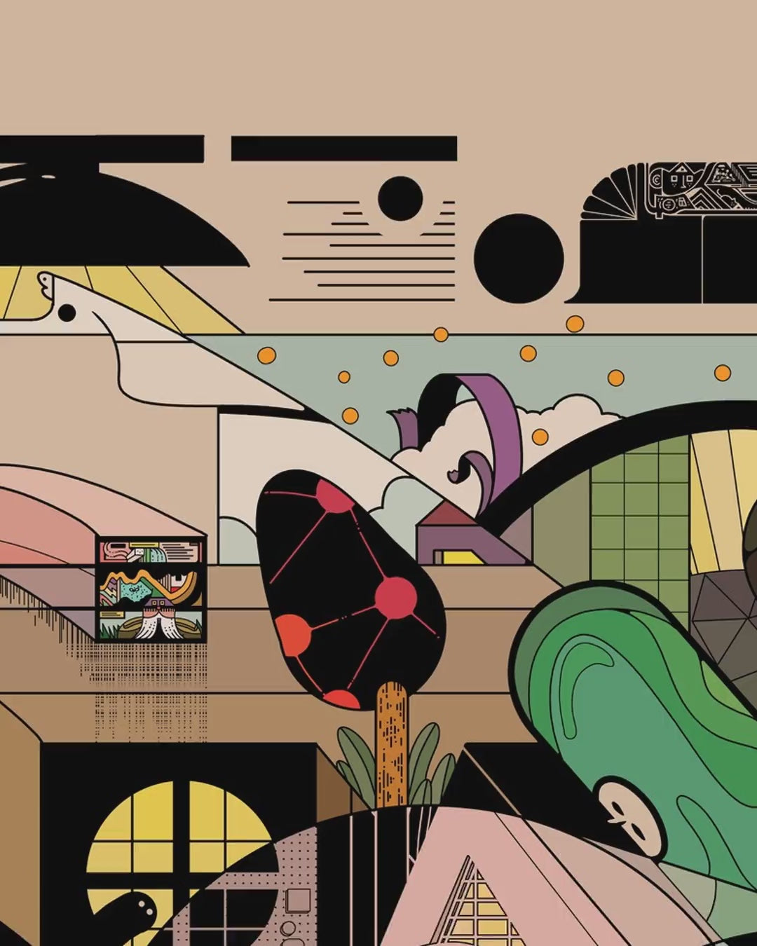 Artwork detail scan video