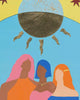 Close-up detail scan of "The Time Is Always Now" by Studio Flos