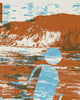 Close-up detail scan of "Tide" by Mateus Teixeira