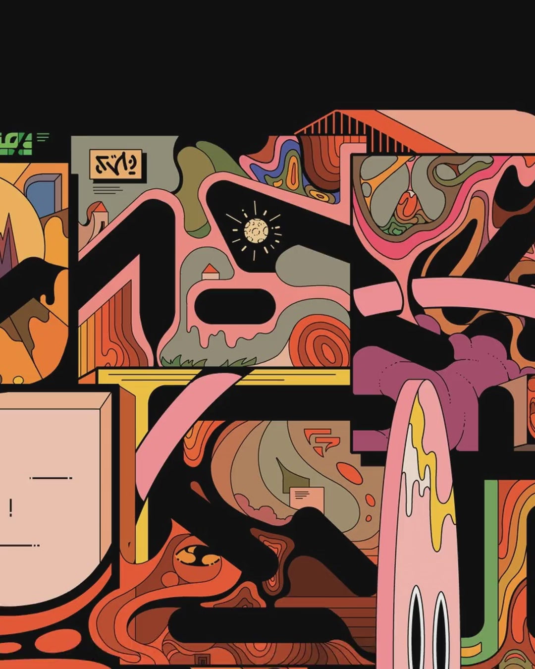 Artwork detail scan video