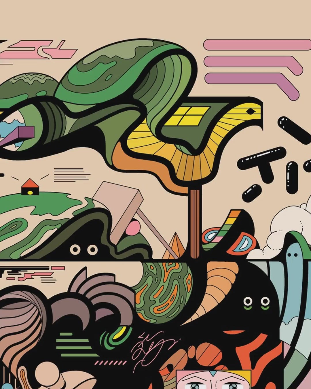 Artwork detail scan video