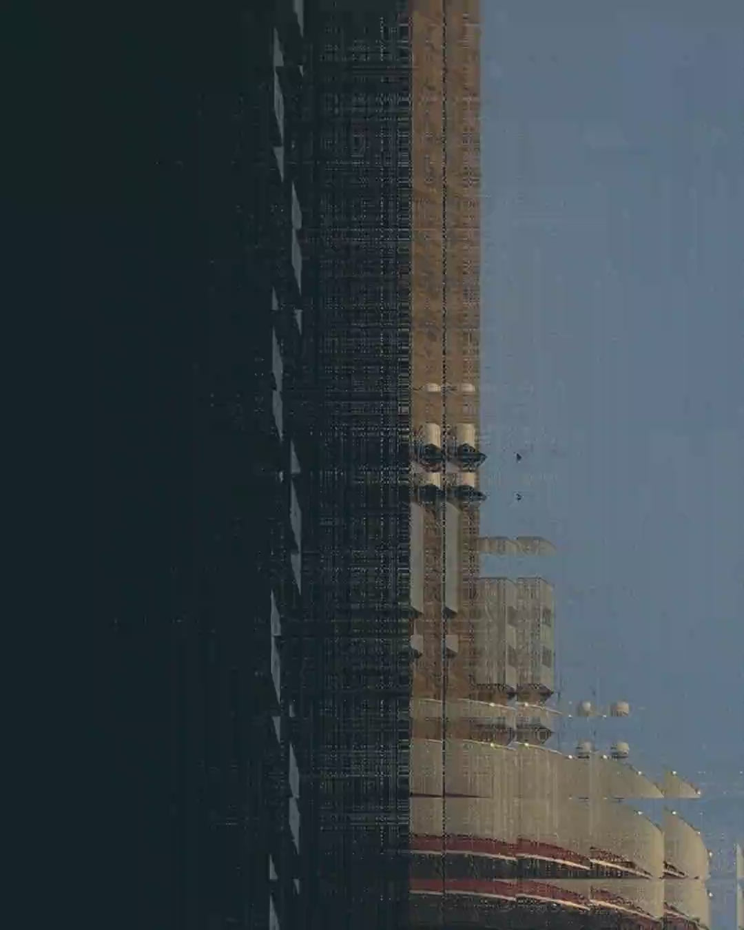 Close-up detail scan of "Toronto The Good | Glitch 26.820" by Aaron Borchardt