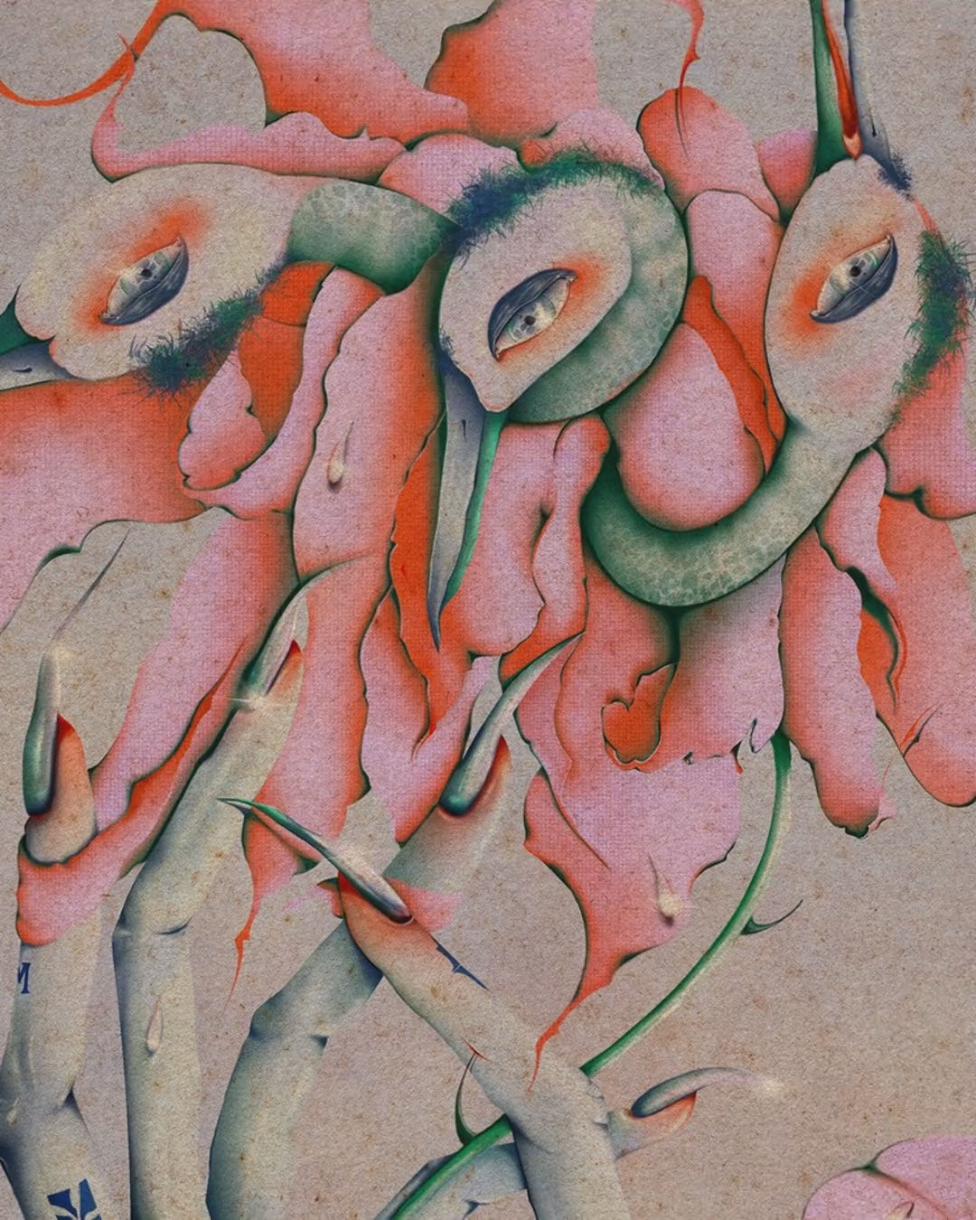 Artwork detail scan video