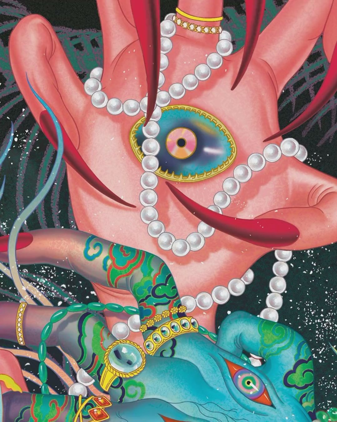 Artwork detail scan video