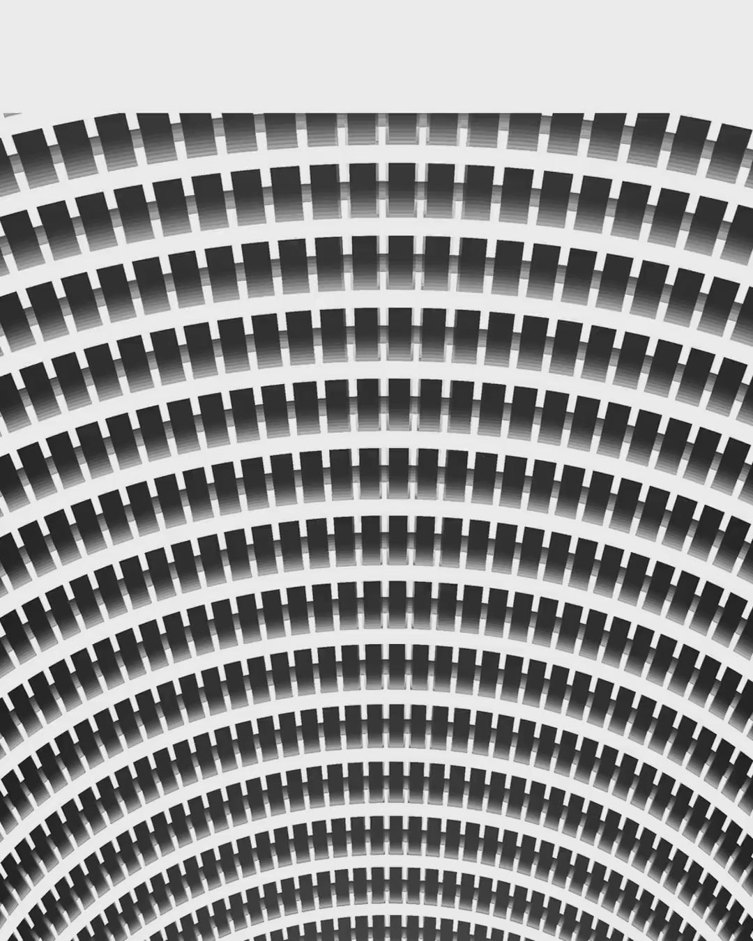 Close-up detail scan of "Push/Pull" by Michael Strevens