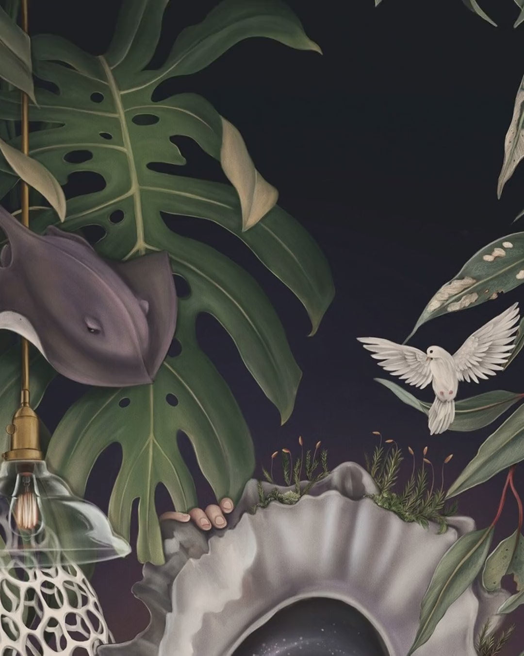 Artwork detail scan video