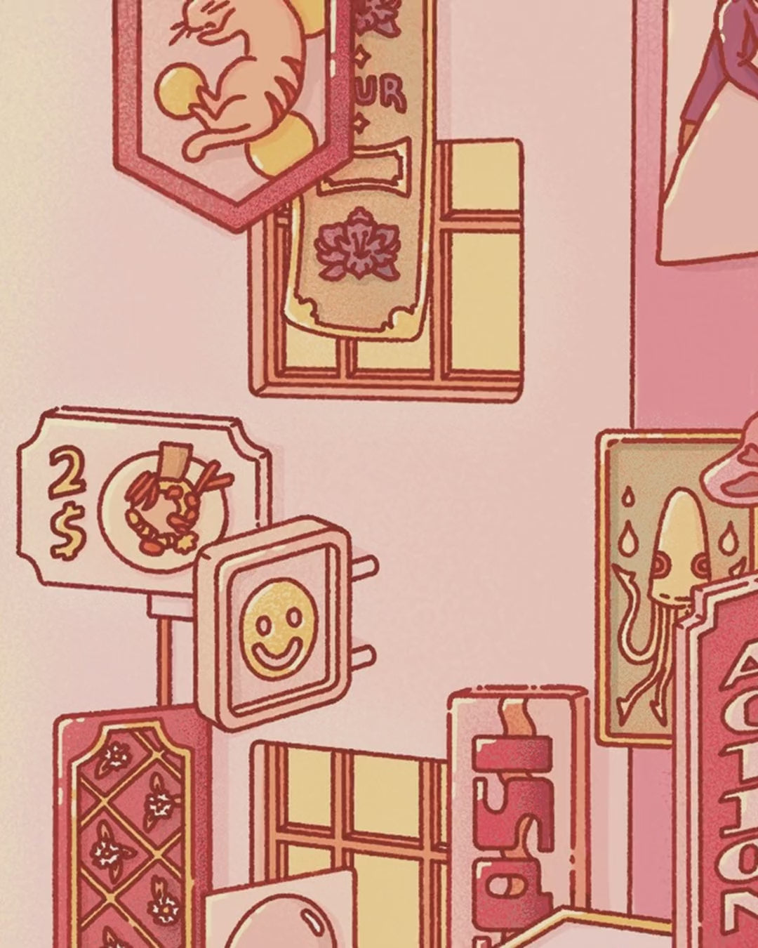 Artwork detail scan video