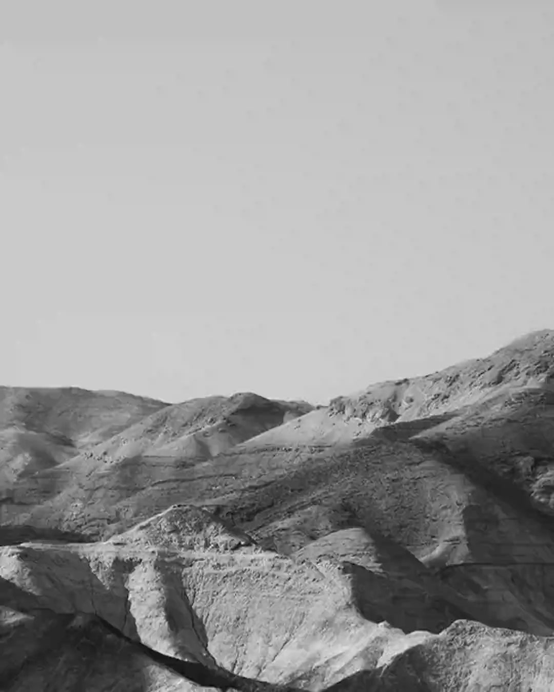 Close-up detail scan of "Mountains of the Judean Desert 4" by Tal Paz-Fridman