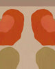 Close-up detail scan of "Two Poppies" by Sophie Deller 
