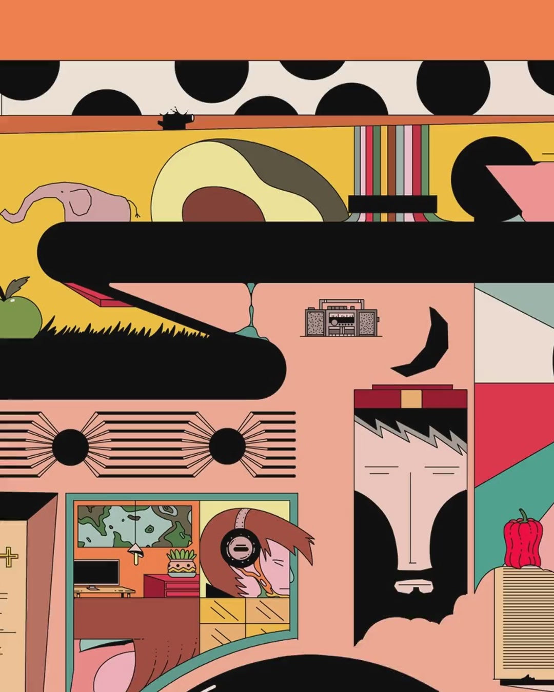 Artwork detail scan video