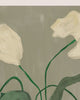 Close-up detail scan of "off white flowers in lady vase" by Frankie Penwill
