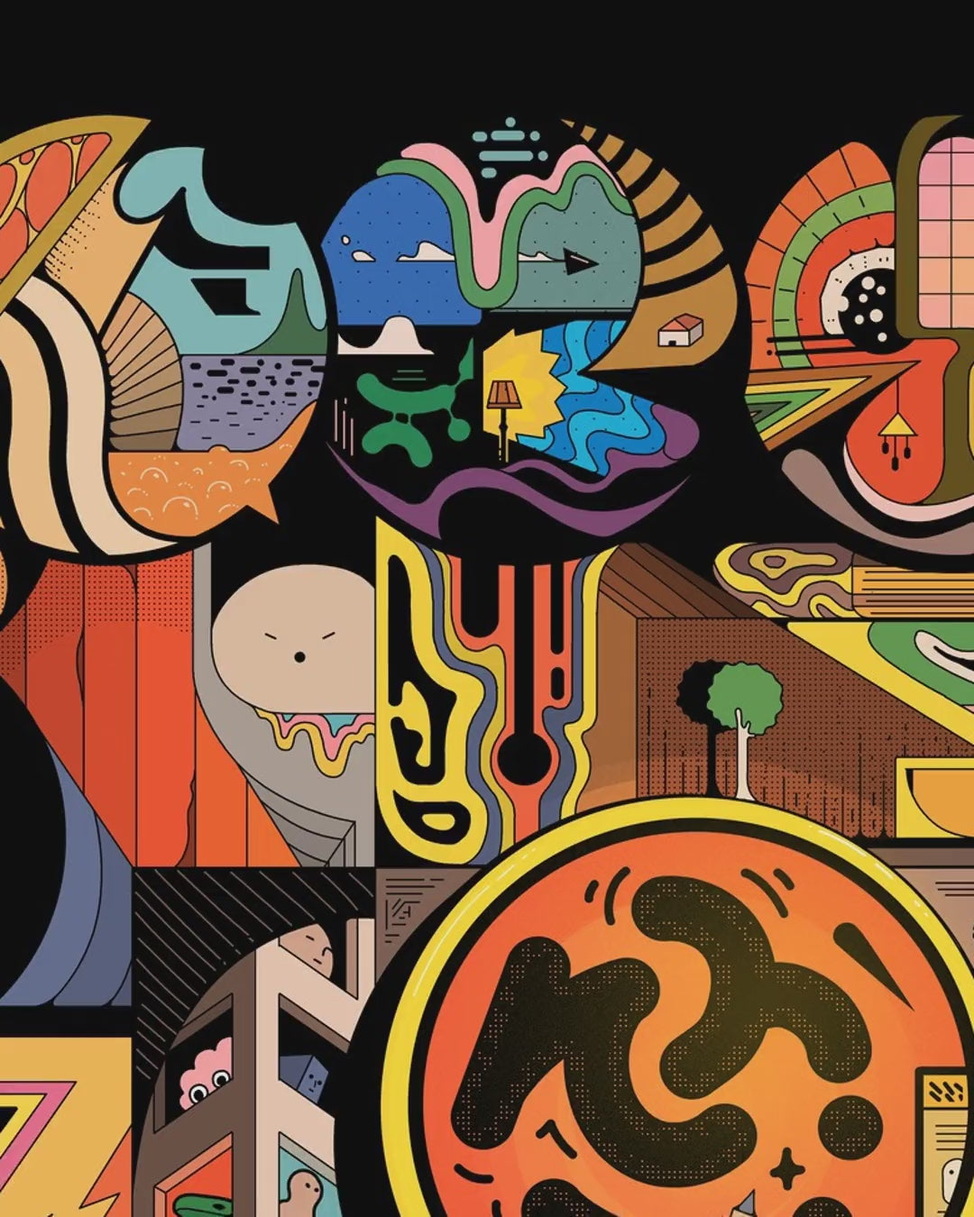 Artwork detail scan video