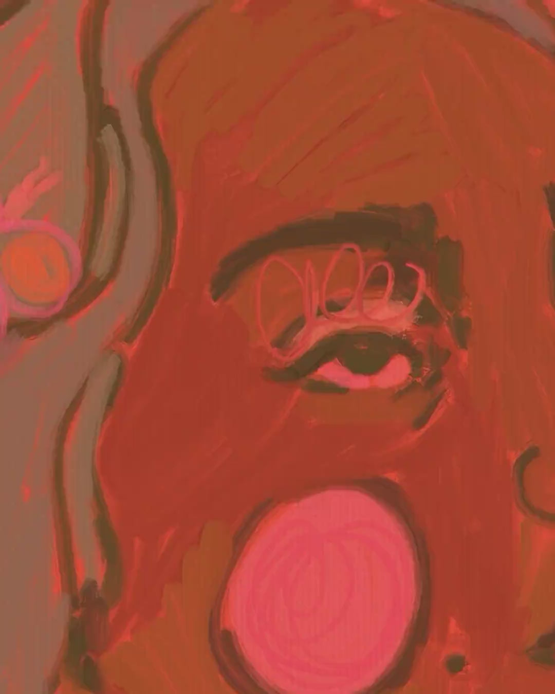Close-up detail scan of "Sea Legs" by Scared of Moths