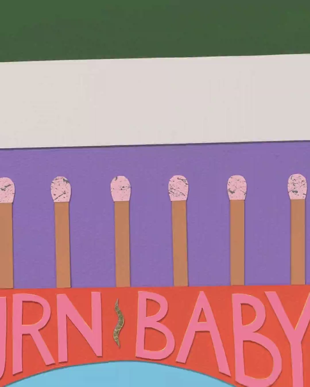 Close-up detail scan of "Burn Baby Burn" by Studio Flos