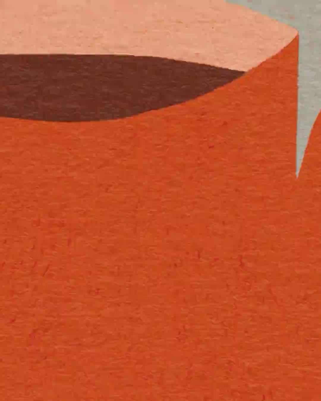 Close-up detail scan of "Coffee" by Sophie Deller 