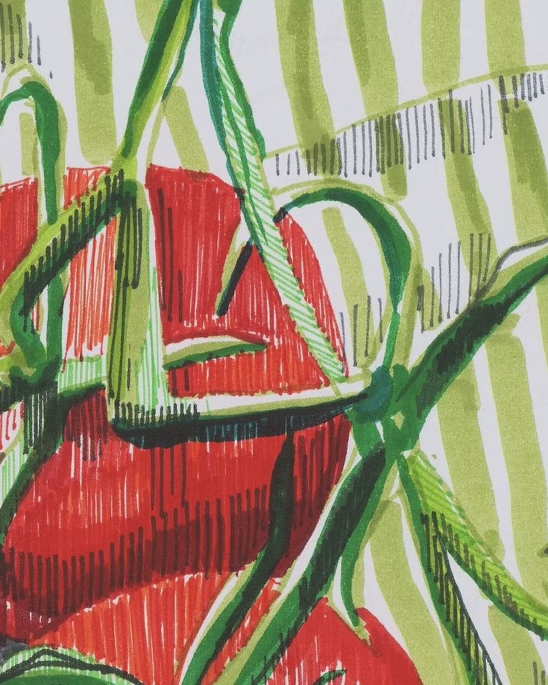 Artwork detail scan video