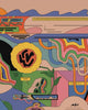 Close-up detail scan of "Brainjunk" by Ori Toor