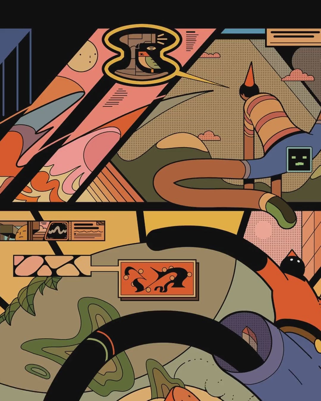 Artwork detail scan video