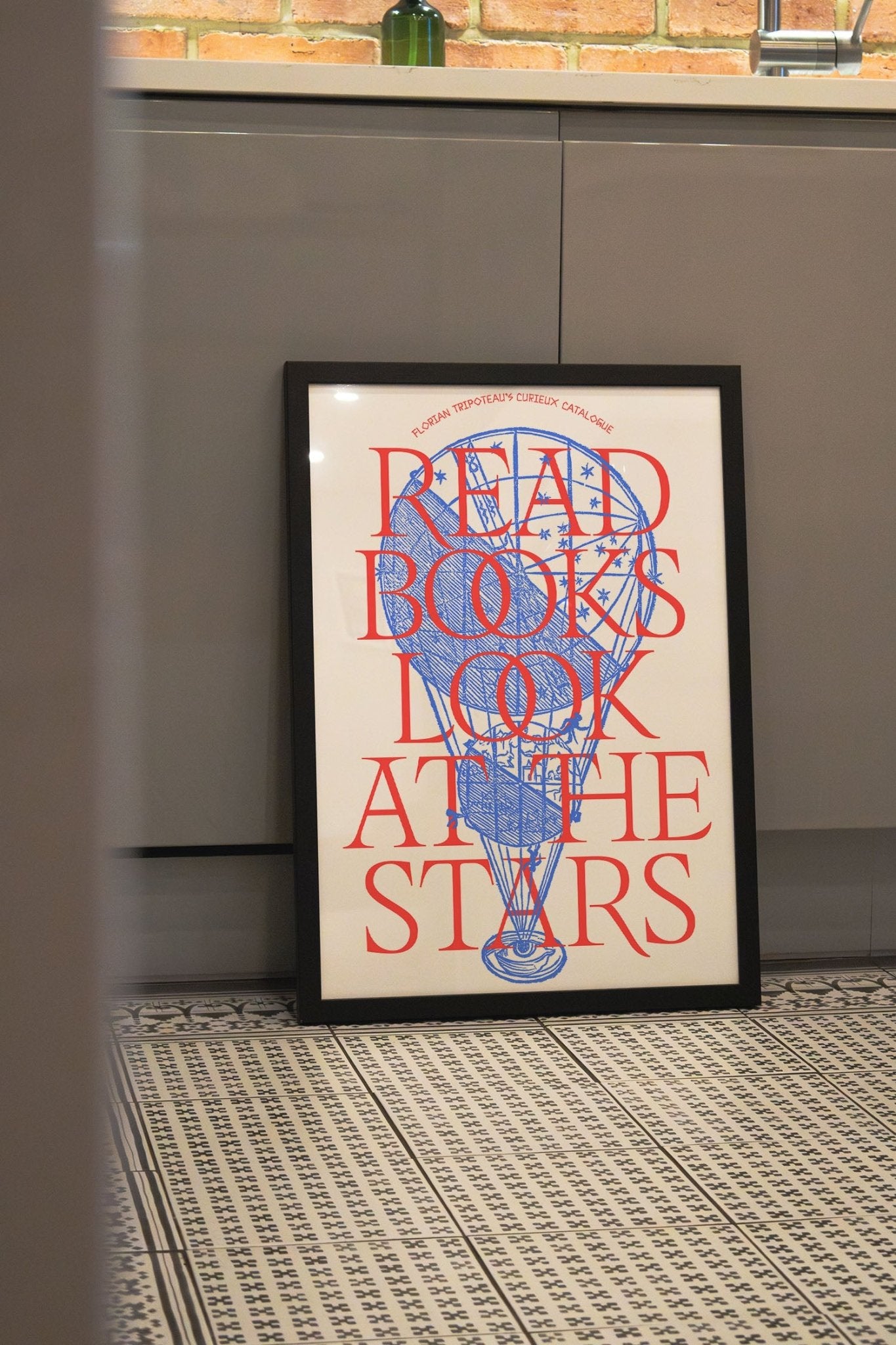 Read Books. Look At The Stars - Florian Tripoteau - East Side Studio - Art Prints