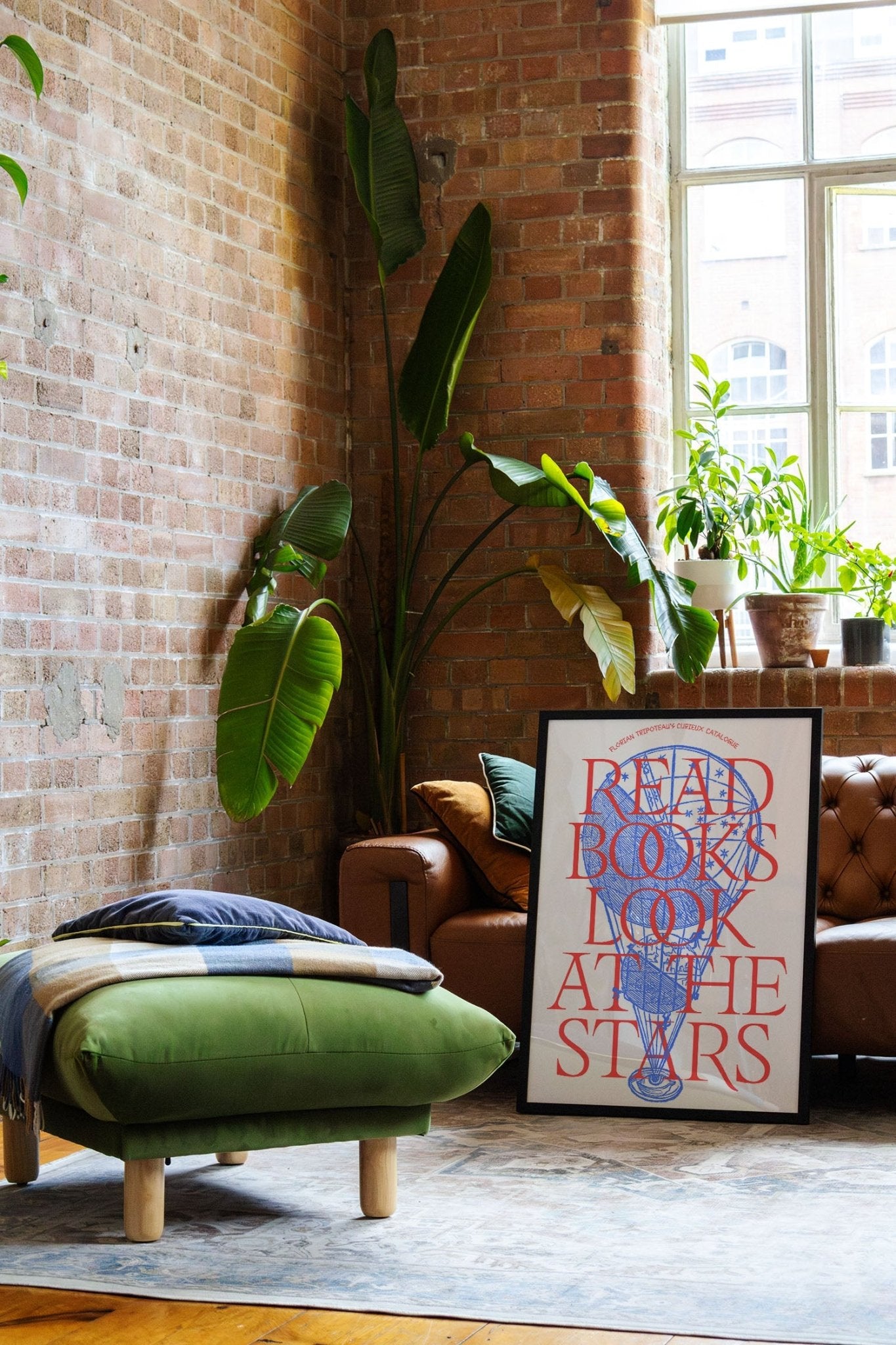 Read Books. Look At The Stars - Florian Tripoteau - East Side Studio - Art Prints