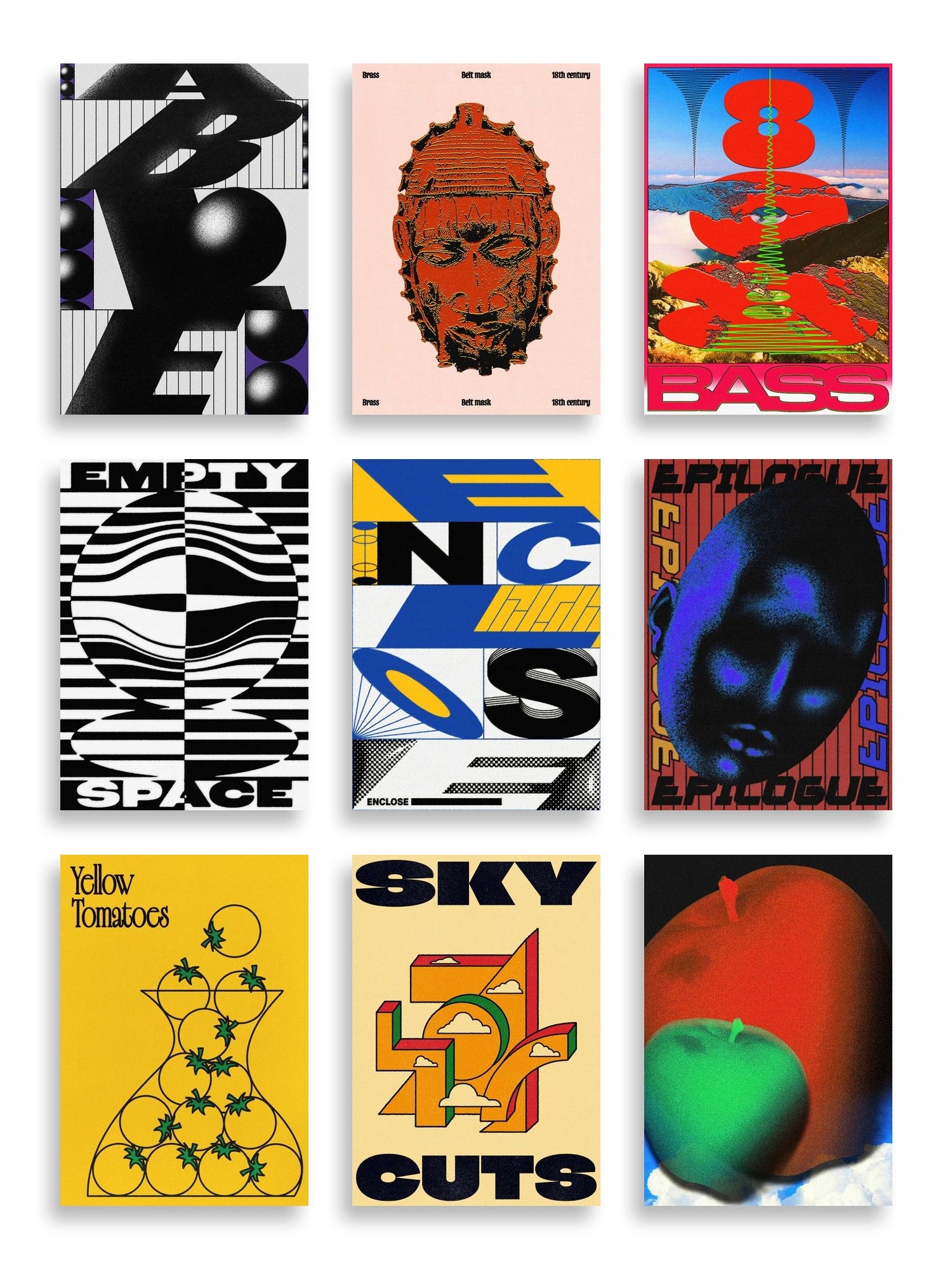 Sheyi Adebayo Art Print Bundle — artwork selection grid by Sheyi Adebayo