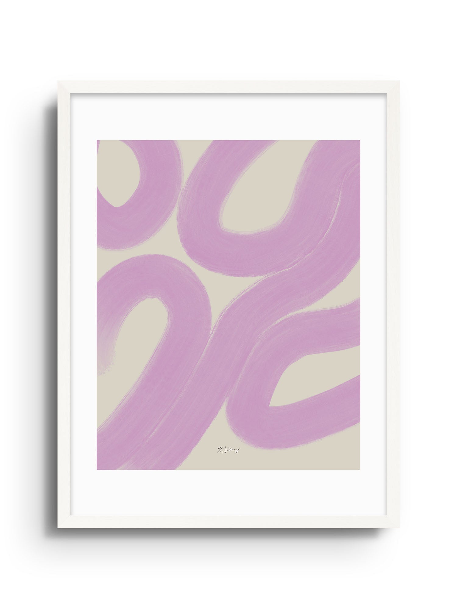 Simple Strokes II - East Side Studio - Art Prints