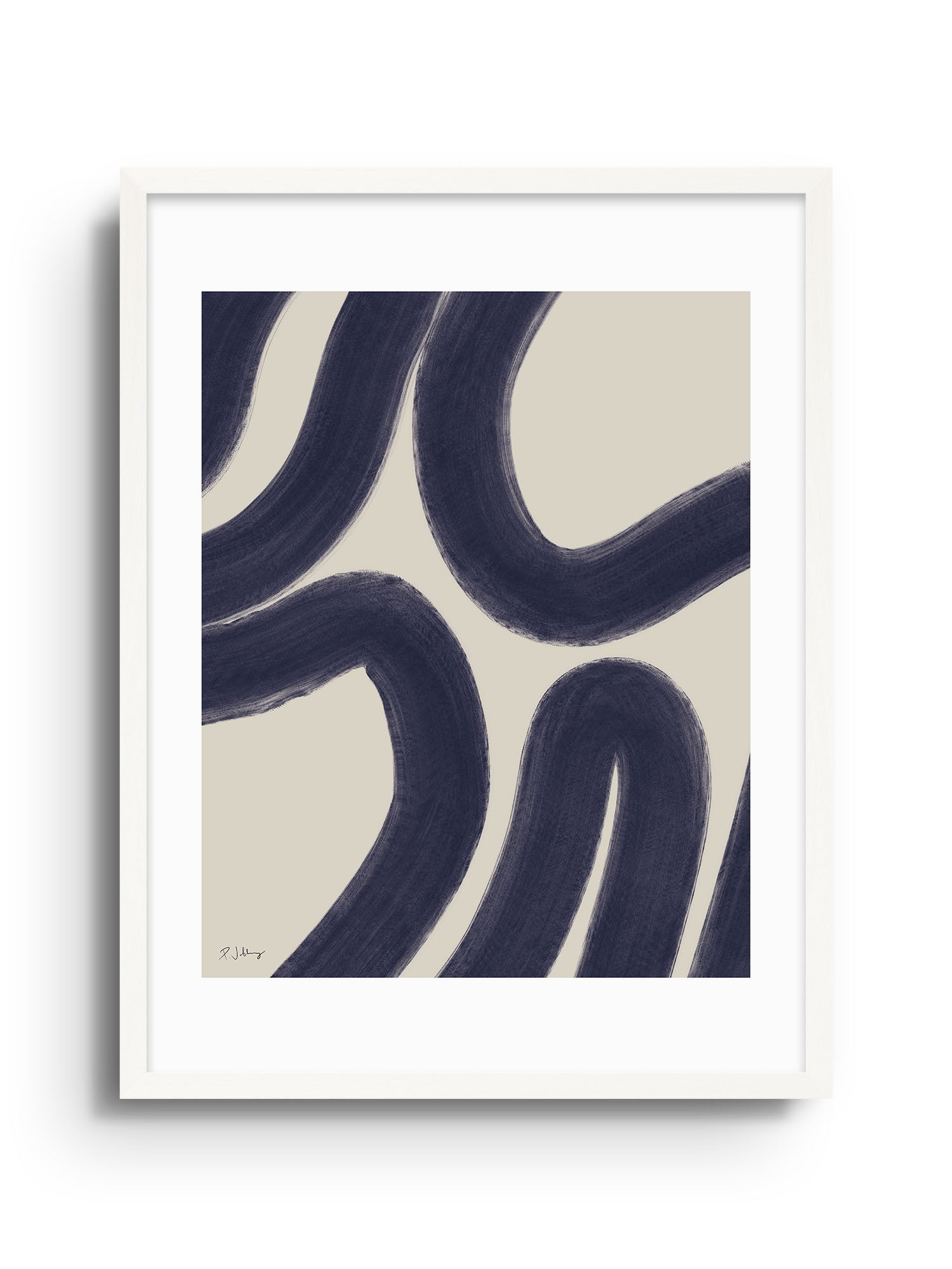 Simple Strokes IIII - East Side Studio - Art Prints