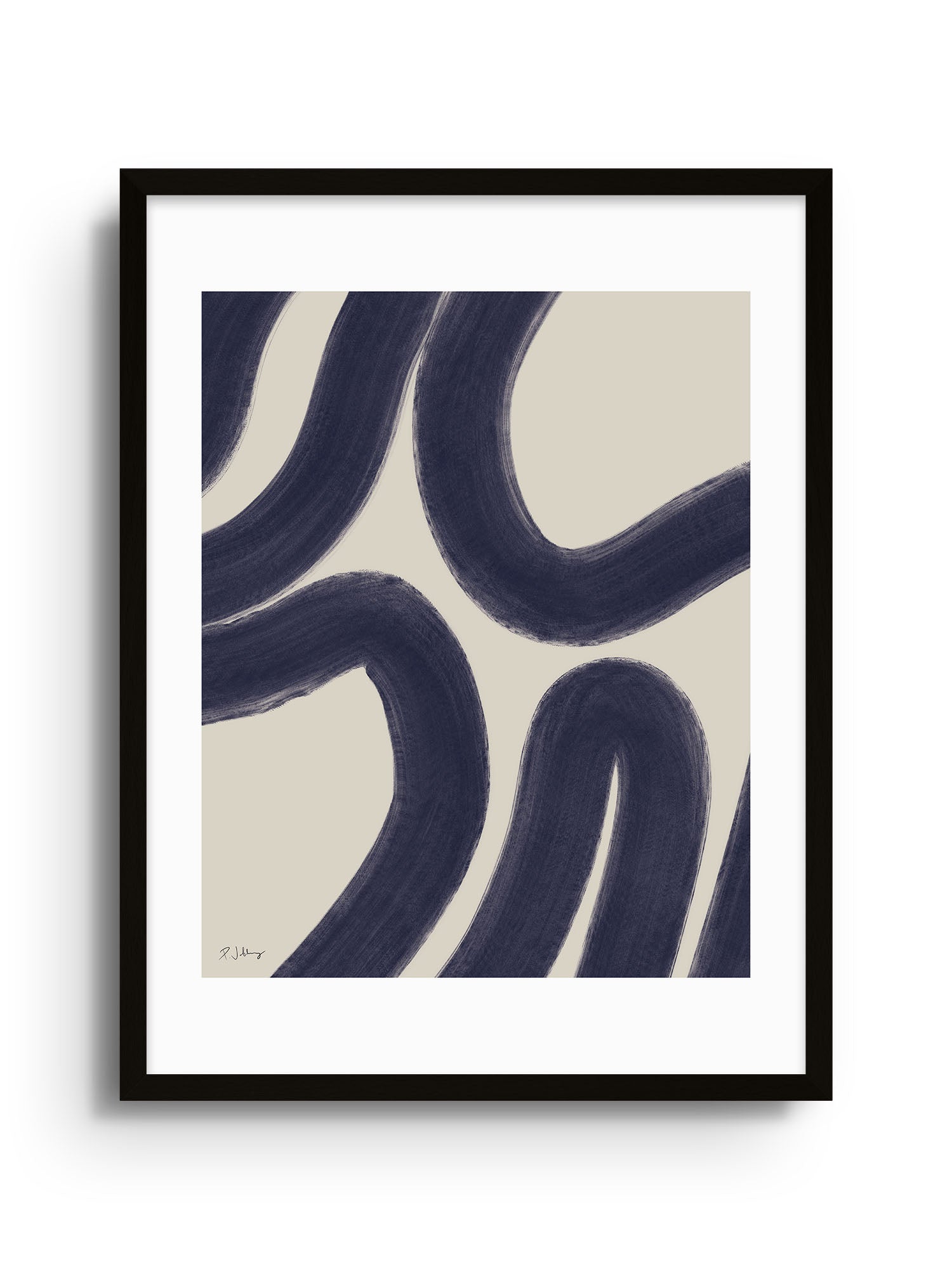 Simple Strokes IIII - East Side Studio - Art Prints